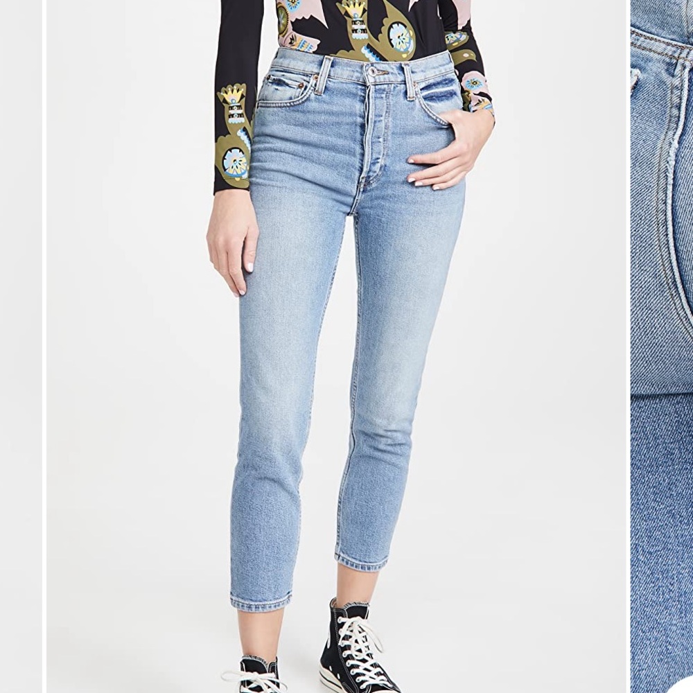 RE/DONE 90s High Rise Ankle Crop